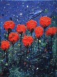 CLOSED POPPIES NO.35 UNDATED BY LUCIEN SIMON