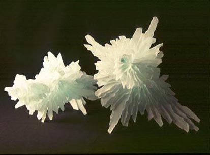 PAIR OF ICICLES NO.172 DATED 1997 BY LUCIEN SIMON
