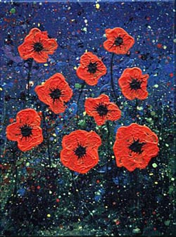 POPPIES NO.34 DATED 2000 BY LUCIEN SIMON
