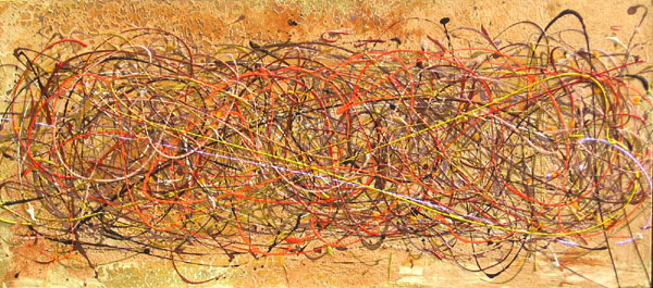DARK TANGLE NO.472 DATED 2007 BY LUCIEN SIMON