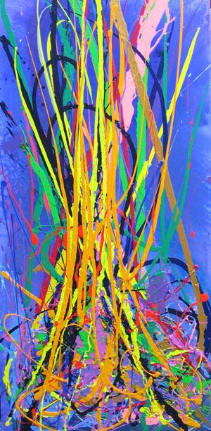 YELLOW GRASS  NO.577 DATED 2009 BY LUCIEN SIMON
