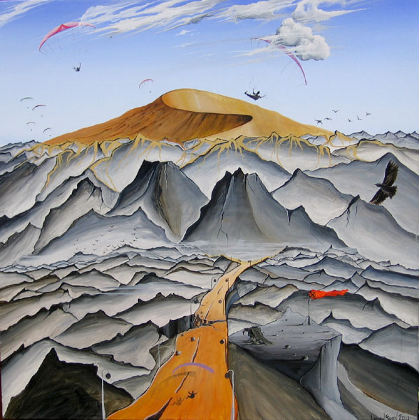 OVER THE PYRENEES NO.617 DATED 2011 BY LUCIEN SIMON