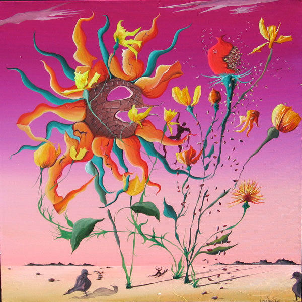 BRIGHT FLOWERS NO.623 DATED 2011 BY LUCIEN SIMON