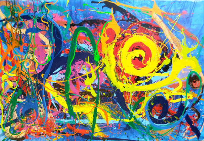 RUN AROUND BLUE NO.696 DATED 2012 BY LUCIEN SIMON