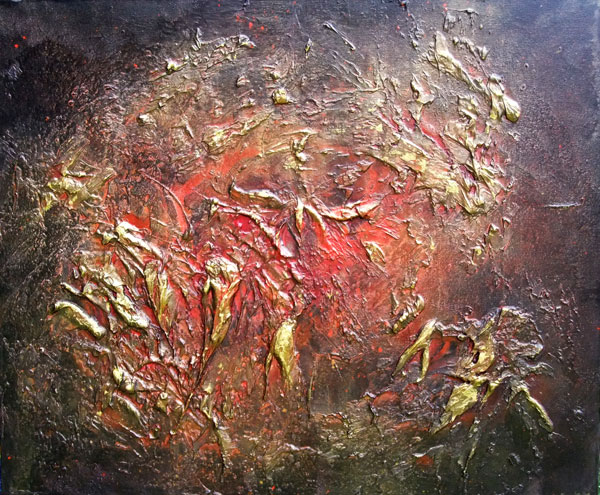 VOLCANIC GOLD NO.711 DATED 2012 BY LUCIEN SIMON