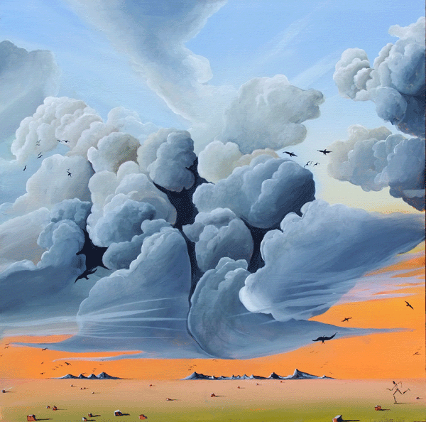 CLOUD NO.737 DATED 2013 BY LUCIEN SIMON