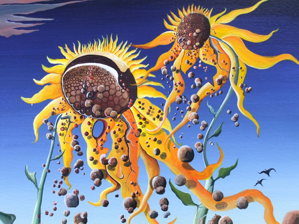 SUNFLOWER BALLS  NO.817 DATED 2014 BY LUCIEN SIMON