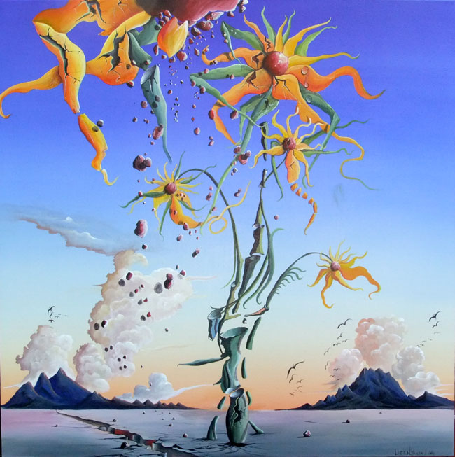 MOUNTAIN SUNFLOWER NO.844 DATED 2014 BY LUCIEN SIMON